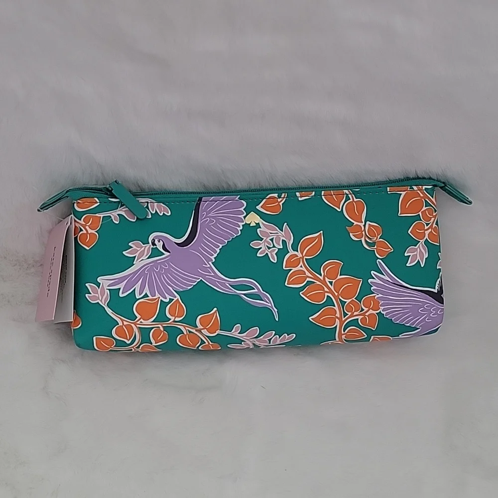 kate spade New York Bird Party Pencil Case